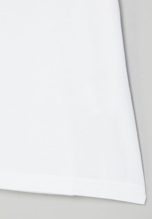 POLO - Boys printed short sleeve tee - white