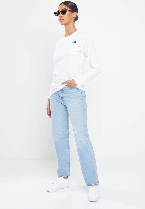 The North Face - W long sleeve simple dome tee eu - tnf white