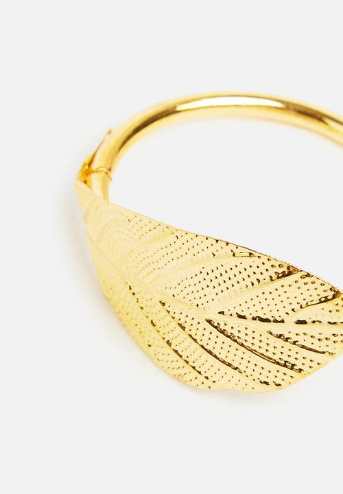 H&S - Napkin ring set of 4 - gold
