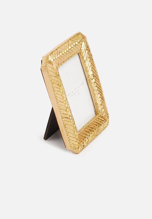 H&S - Square frame - gold