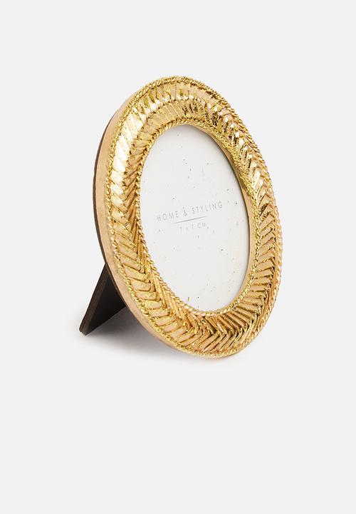 H&S - Round frame - gold