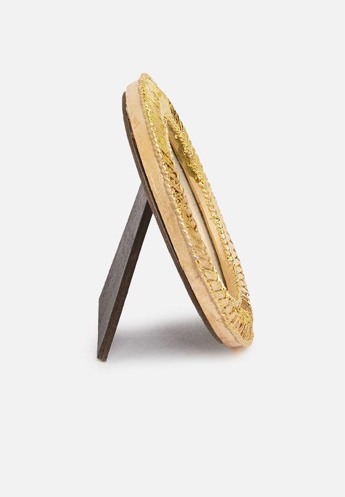 H&S - Round frame - gold