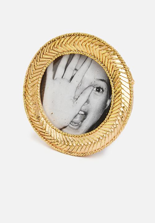 H&S - Round frame - gold
