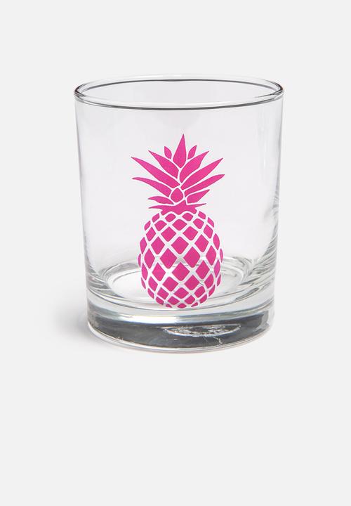 Sixth Floor - Set of 4 Pineapple Glasses