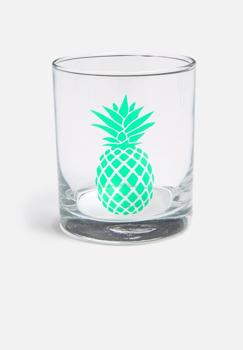 Sixth Floor - Set of 4 Pineapple Glasses