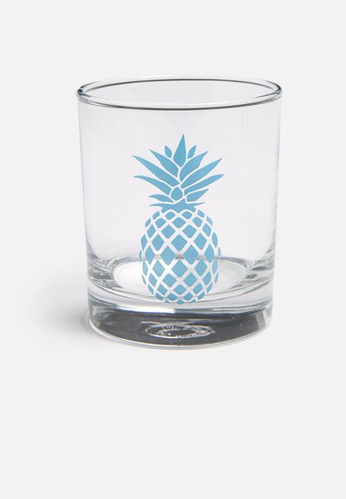 Sixth Floor - Set of 4 Pineapple Glasses