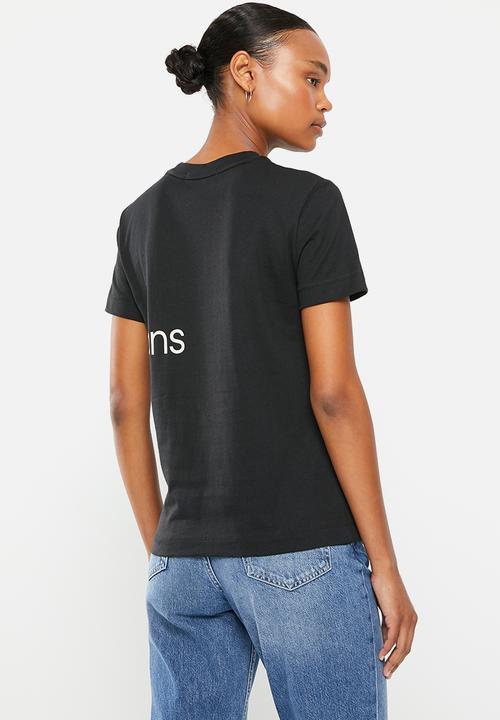 Calvin Klein - Color blocking tee - black