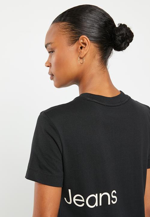 Calvin Klein - Color blocking tee - black