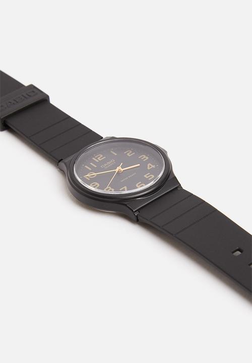 Casio - Analog round watch - black & gold