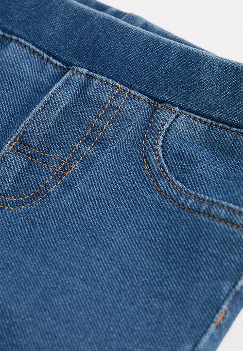 H&M - Cotton jeggings - denim blue