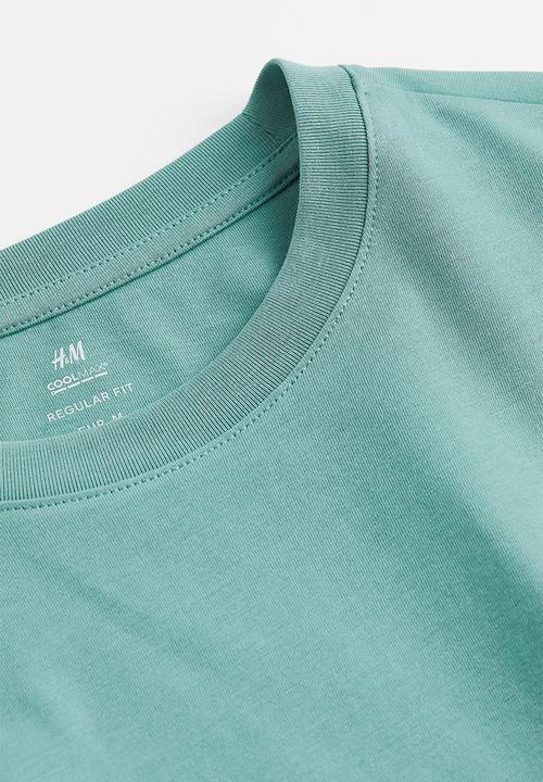 H&M - Regular fit coolmax® t-shirt - turquoise