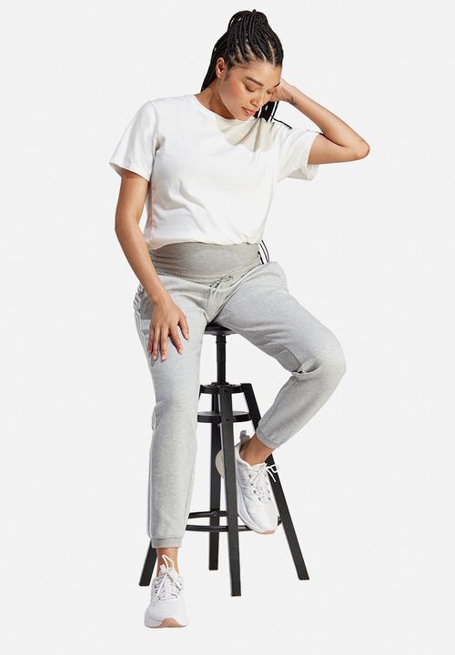 adidas Performance - W maternity pnt - medium grey heather/white