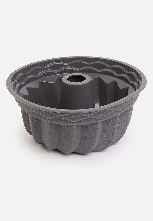 Excellent Houseware - Round cake tin - charcoal