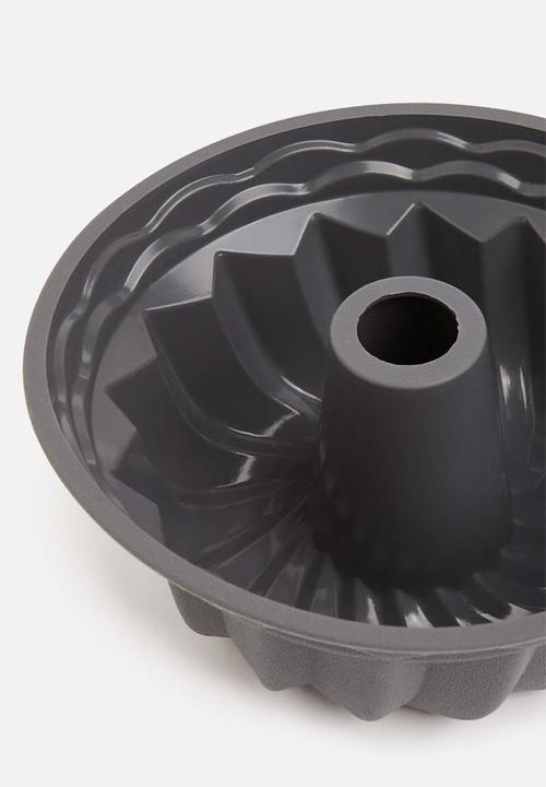 Excellent Houseware - Round cake tin - charcoal