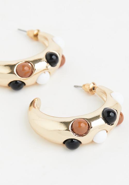 Superbalist - Imogen hoop earrings - gold