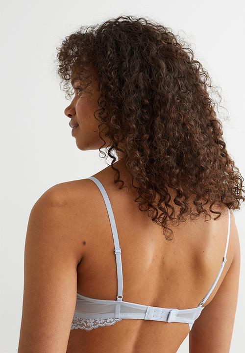 H&M - Push-up bralette - light blue