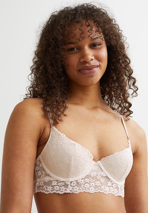 H&M - Push-up bralette - cream