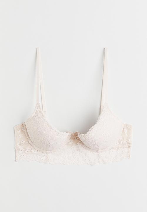 H&M - Push-up bralette - cream