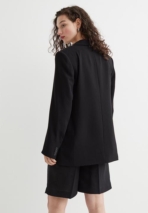 H&M - Single-breasted jacket - black