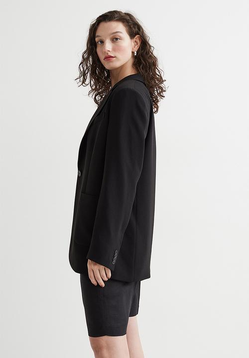 H&M - Single-breasted jacket - black