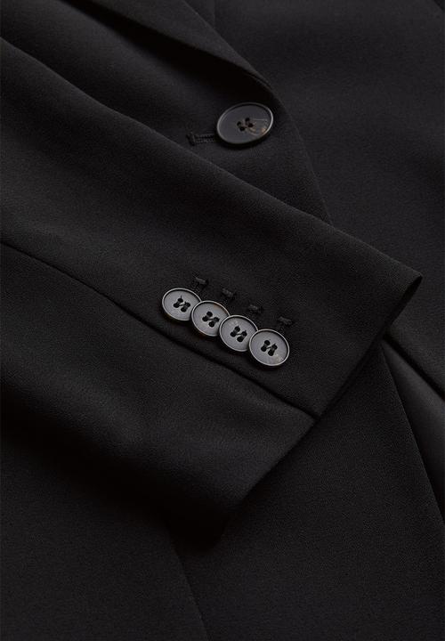 H&M - Single-breasted jacket - black