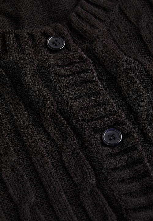 H&M - Cable-knit cardigan - black