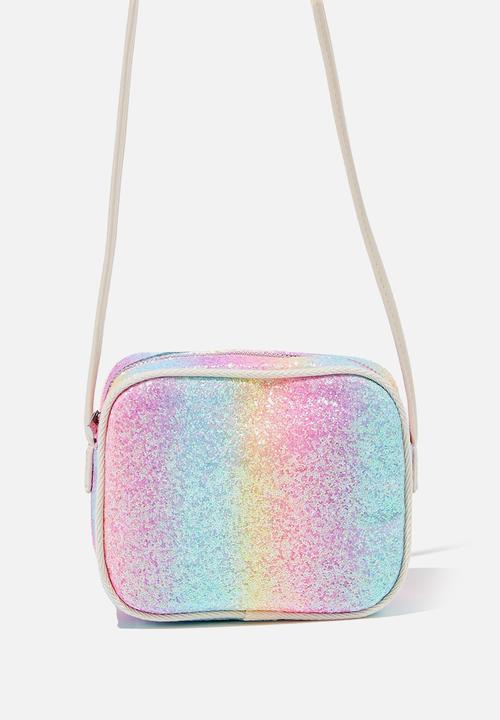 Cotton On - Sara shimmer bag - rainbow glitter