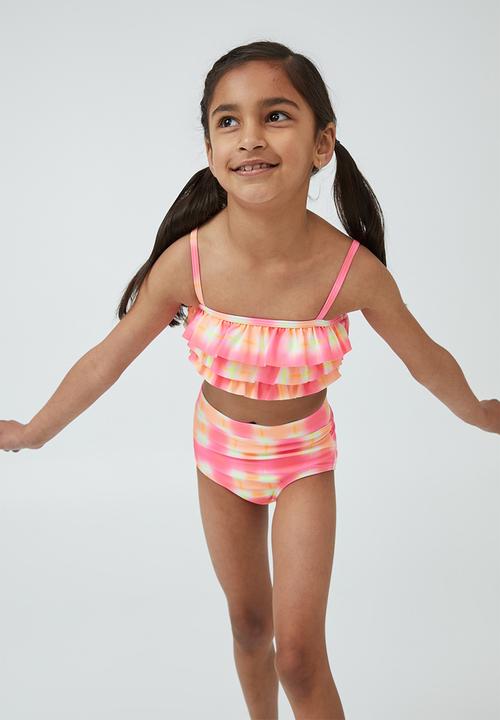 Cotton On - Valerie frill bikini - bright gingham