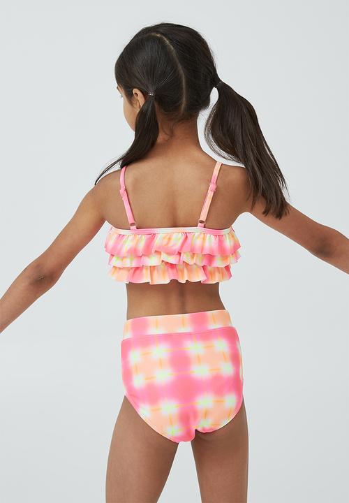 Cotton On - Valerie frill bikini - bright gingham