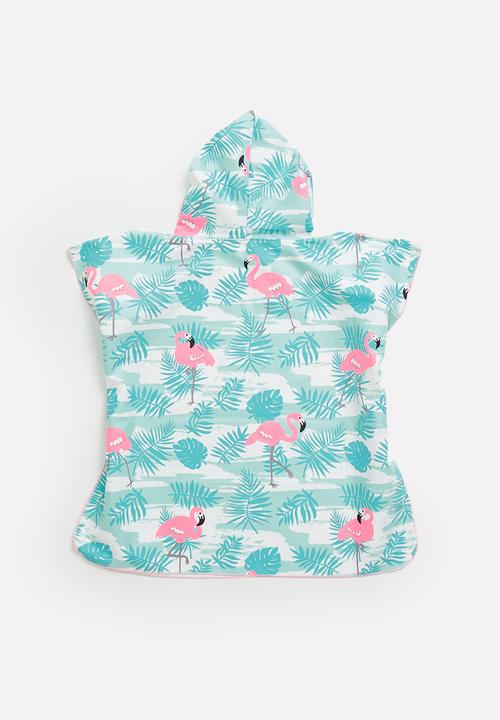 Pop Candy - Flamingo hooded towel - multi
