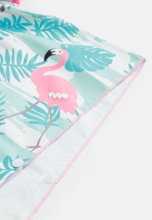 Pop Candy - Flamingo hooded towel - multi