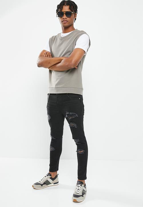 Brave Soul - Mjn-drogo chain skinny - black