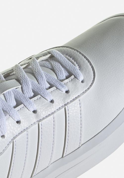 adidas Originals - Court platform - ftwr white/ftwr white/core black