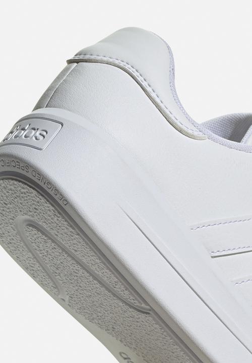 adidas Originals - Court platform - ftwr white/ftwr white/core black