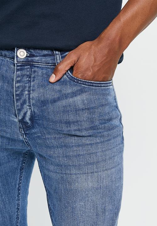 Brave Soul - Mjn-donte super skinny - mid blue