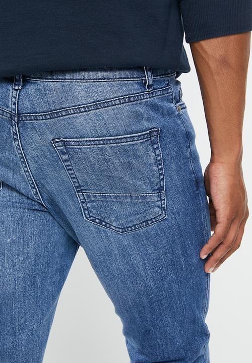 Brave Soul - Mjn-donte super skinny - mid blue