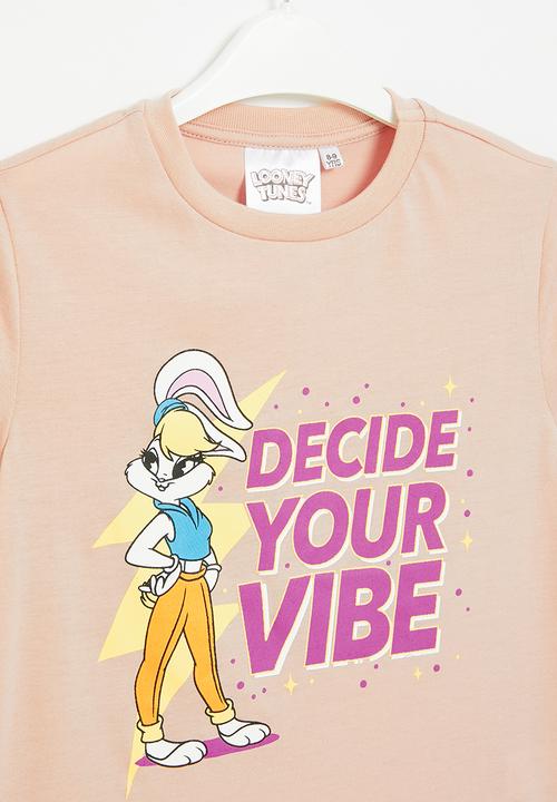 Superbalist - Older girls printed tee - pink