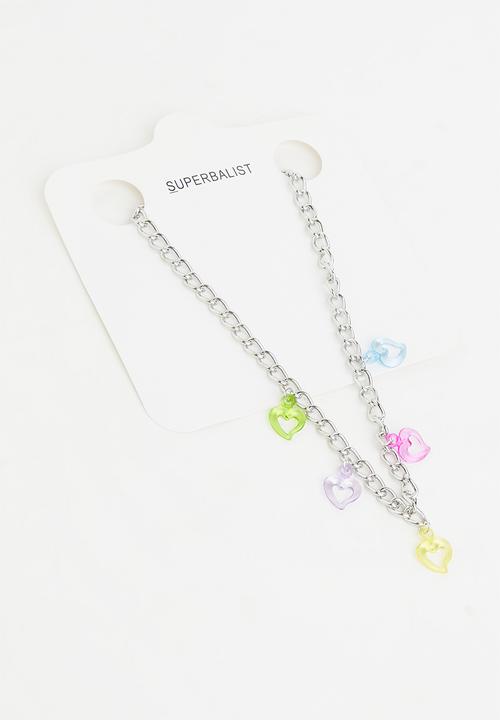 Superbalist - Ina heart pendant necklace - multi