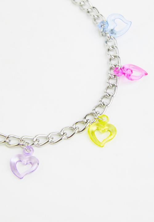 Superbalist - Ina heart pendant necklace - multi