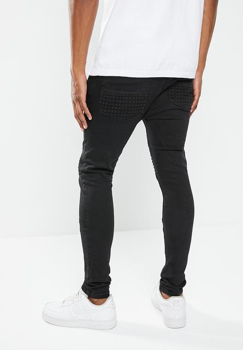 Brave Soul - Mjn-jovi distressed slim - black