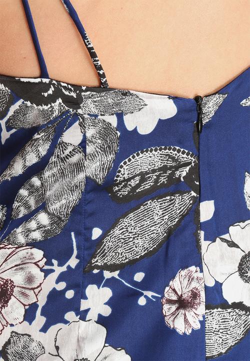 Lola May - Silky Floral Playsuit