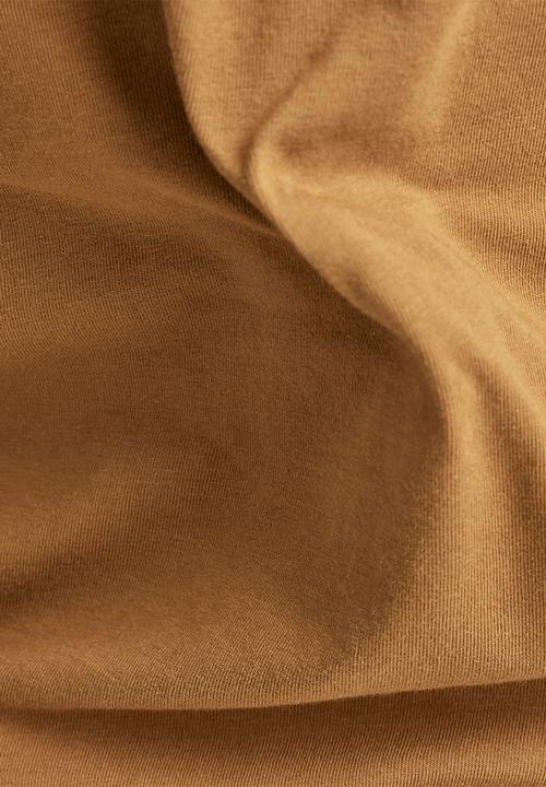 G-STAR - Slim base short sleeve T-shirt - oxide ocre