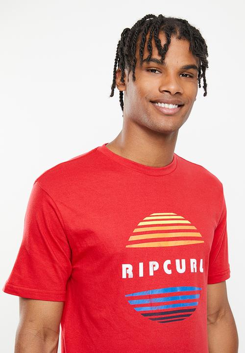 Rip Curl - Surf revival circle tee - red