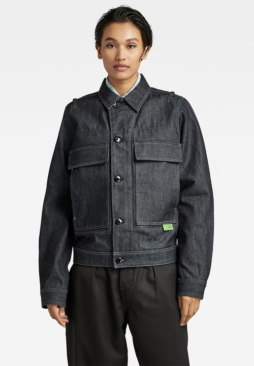 G-STAR - Utility flap pocket jacket - raw denim
