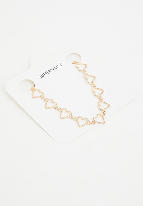 Superbalist - Mandy heart necklace - gold