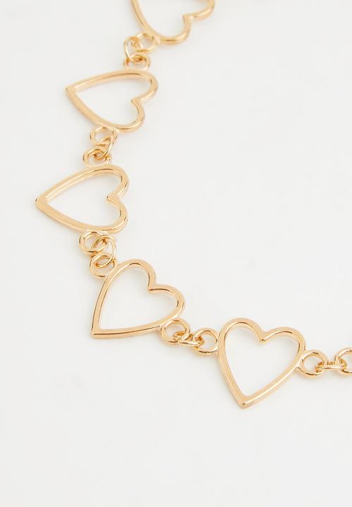 Superbalist - Mandy heart necklace - gold