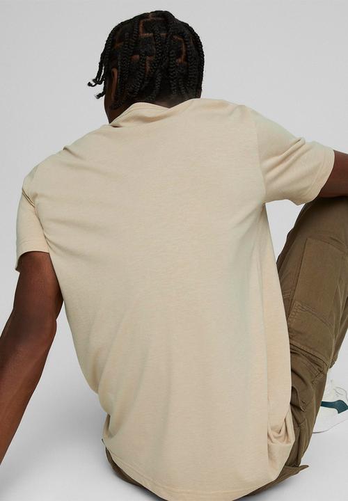 PUMA - Ess heather tee - light sand
