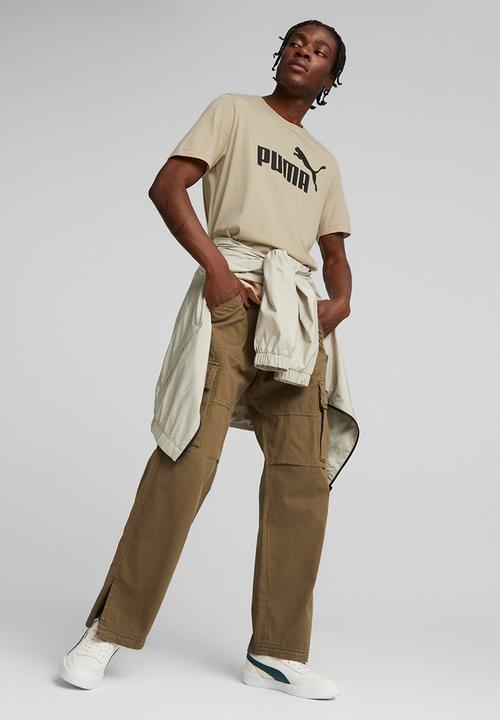 PUMA - Ess heather tee - light sand