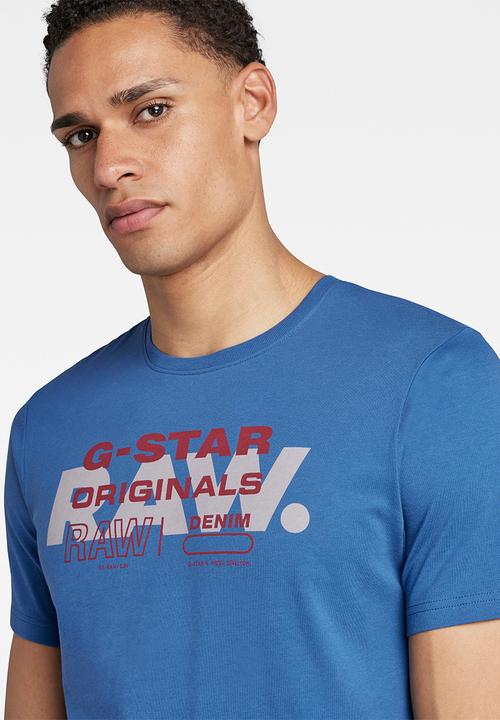 G-STAR - Raw originals slim r t - retro blue