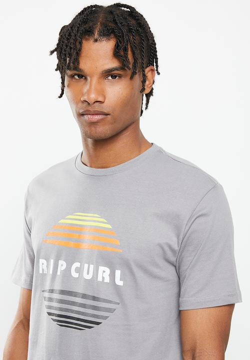 Rip Curl - Surf revival circle tee - mid grey